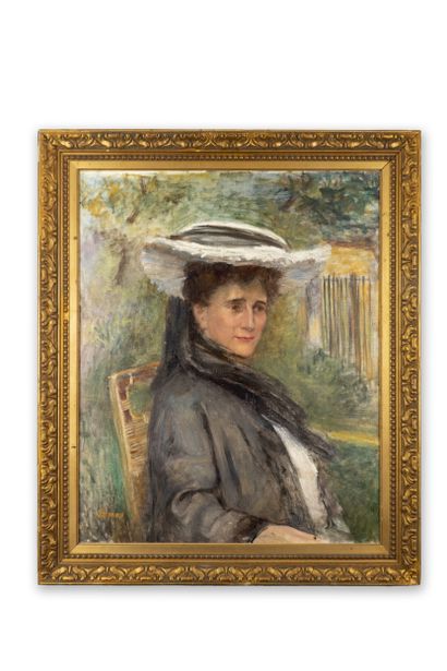 Ecole FRANCAISE, vers 1900
Portrait de femme
Huile...