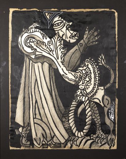 Robert COMBAS (1957)
Personnages
Acrylique...