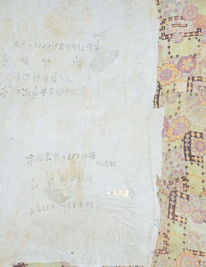 Ge Ba - Chine XXe siècle
Tableau-collages...