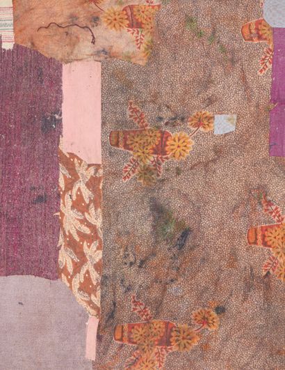 Ge Ba - Chine XXe siècle
Tableau-collages...