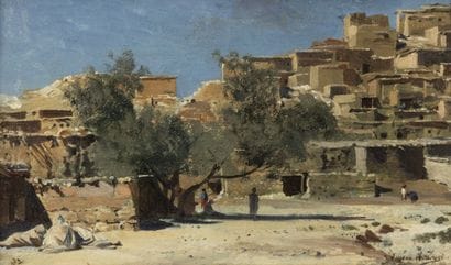 Eugène GIRARDET (1853-1907)
Bou Saada. 1877
Huile...