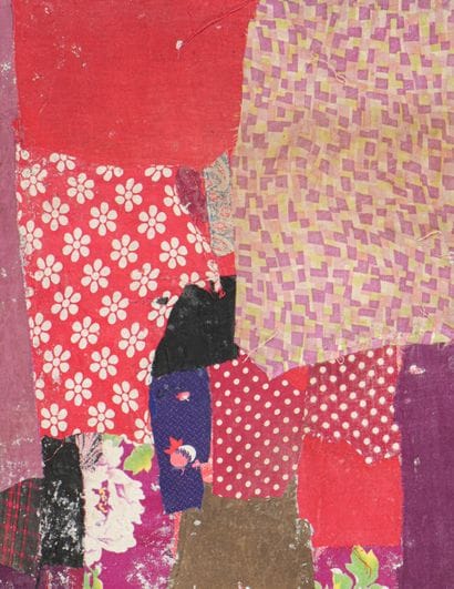Ge Ba - Chine XXe siècle
Tableau-collages...
