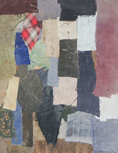 Ge Ba - Chine XXe siècle
Tableau-collages...