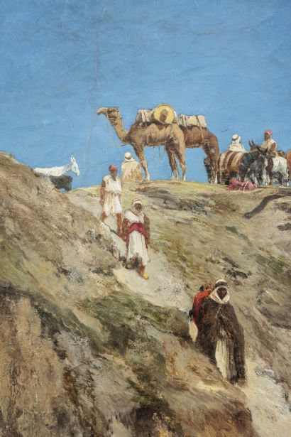 Victor Pierre HUGUET (1835-1902)
La halte...