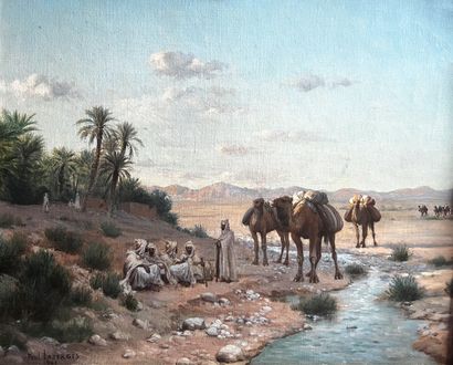 Paul Jean-Baptiste LAZERGES (1845-1902)
Caravane...