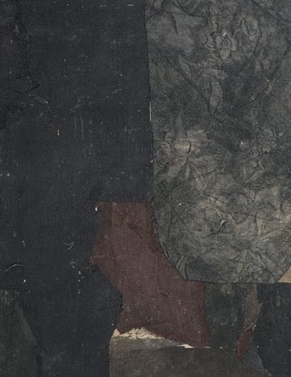 Ge Ba - Chine XXe siècle
Tableau-collages...