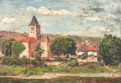Marcel MEYS (1858-?)
L'église
Huile sur carton...
