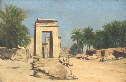 Marcel MEYS (1858-?)
Karnak, porte de Ptolémée....