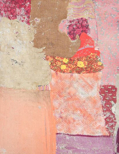 Ge Ba - Chine XXe siècle
Tableau-collages...