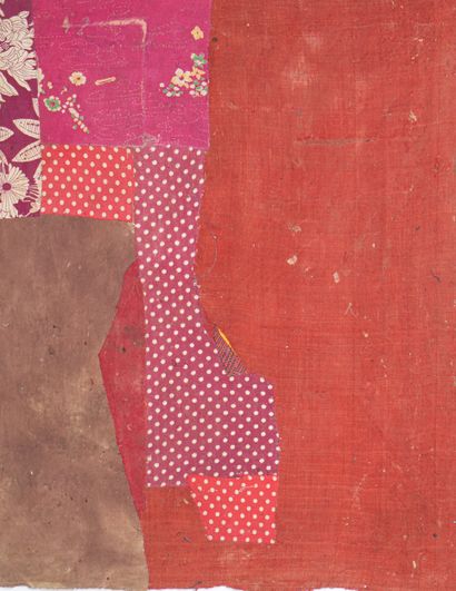Ge Ba - Chine XXe siècle
Tableau-collages...