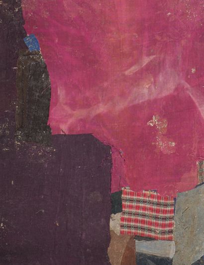 Ge Ba - Chine XXe siècle
Tableau-collages...