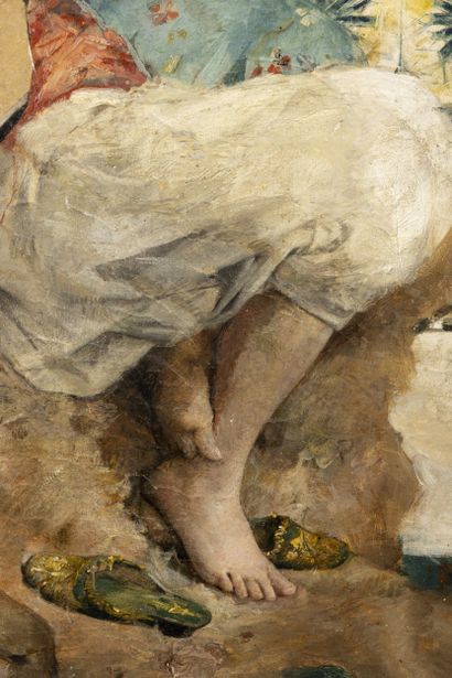 Léon François COMERRE (1850-1916)
La musicienne...