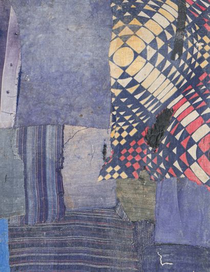 Ge Ba - Chine XXe siècle
Tableau-collages...