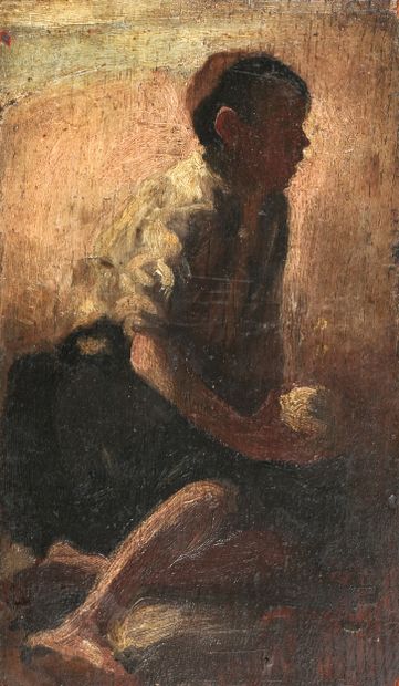 Alex Mihaescu - Ecole Roumaine du XIXème
Jeune...