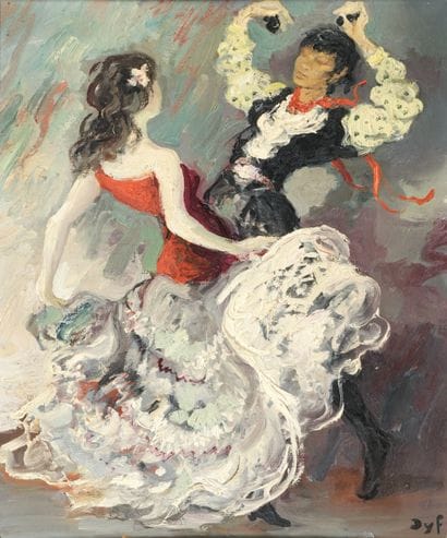 Marcel DYF (1899 - 1985)
Danseurs gitans
Huile...