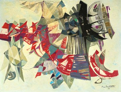 Pierre de BERROETA (1914-2004)
Composition.1990
Huile...