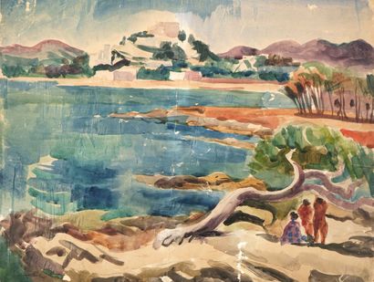 Willy EISENSCHITZ (1889-1974)
Bord de côte...