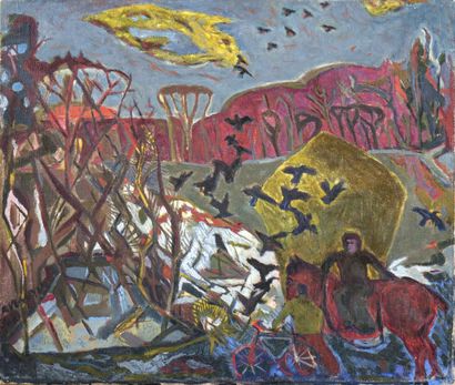Ecole russe du XXème siècle
Paysage
Huile...