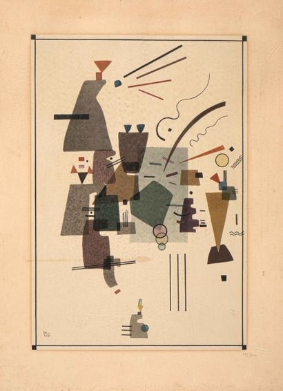 Wassily KANDINSKY (1866-1944)
Composition
Lithographie
Signée...