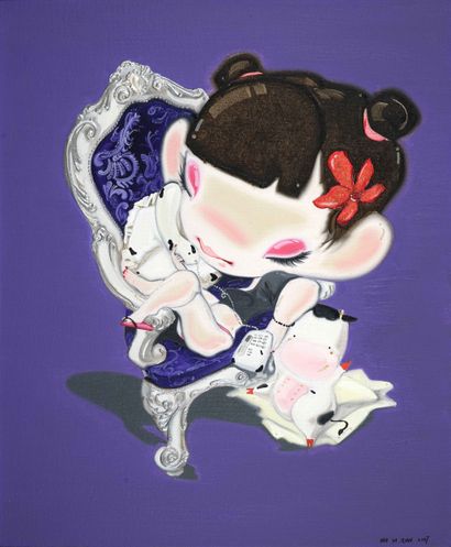 HAN YAJUAN (1980)
Fashion Victim, 2007
Huile...