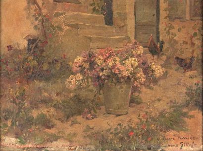 Numa-François GILLET (1868-1940)
Fleurs dans...