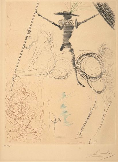 Salvador DALI (1904-1989)
Don Quichotte....