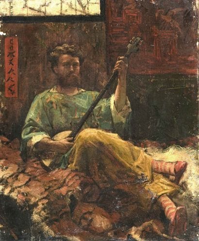 Léon François COMERRE (1850-1916)
Le musicien
Huile...