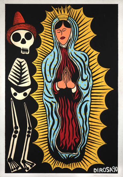 Hervé Di Rosa (1959)
La Vierge mexicaine...