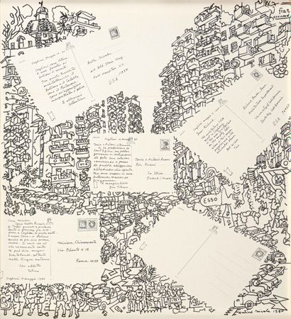 Constantino NIVOLA (1911-1988)
Cartes postales...
