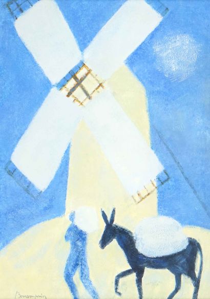 Pierre BONCOMPAIN (1938)
Le moulin de Daudet
Pastel
Signé...