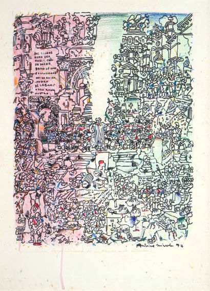 Constantino NIVOLA (1911-1988)
L'assemblée...