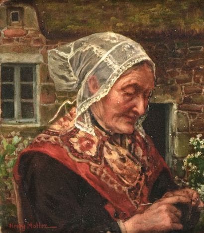 Henri Paul MOTTEZ (1855-?)
La bretonne
Huile...
