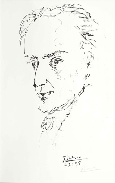 Pablo PICASSO (1881-1973)
Antonio Machado....