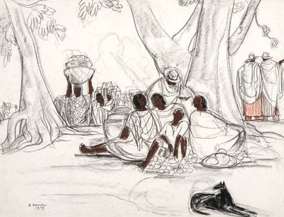 ANDRÉ MAIRE (1898-1984)
Marchands de fruits...
