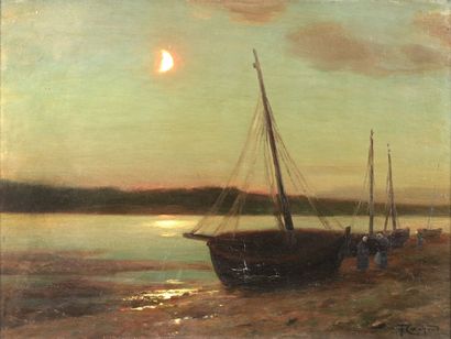 François CACHOUD (1866 - 1943)
Nuit tombante...