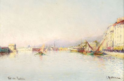 Louis NATTERO (1870-1915)
Port de Toulon
Huile...