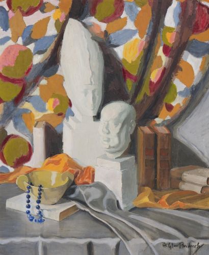 Marie-Helene BRANCHE (XX)
Intérieur au bouddha
Huile...