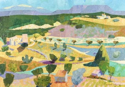 Gérard CALVET (1926 - 2017)
Paysage coloré
Huile...