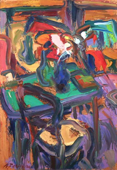 Antoine FERRARI (1910-1995)
Vu de l'atelier
Huile...