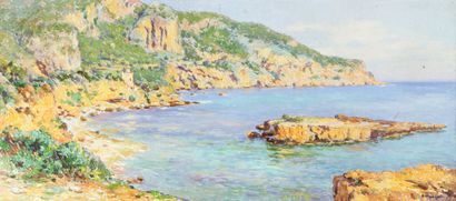 Olynthe MADRIGALI (1887-1950)
Bord de côte...