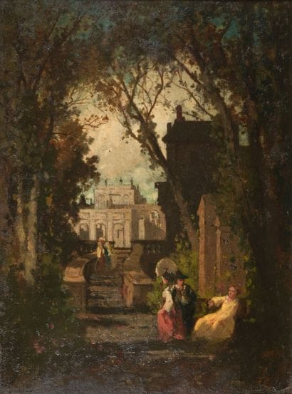 Dans le goût de Germain Fabius BREST (1823-1900)
Scène...