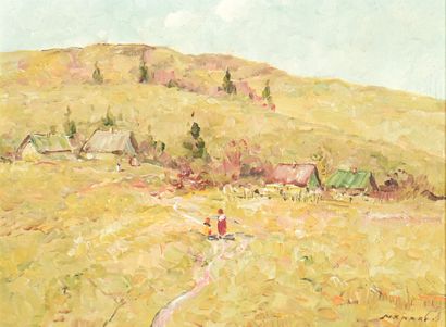 Ecole Russe du XXème siècle
Sentier, 1995
Huile...
