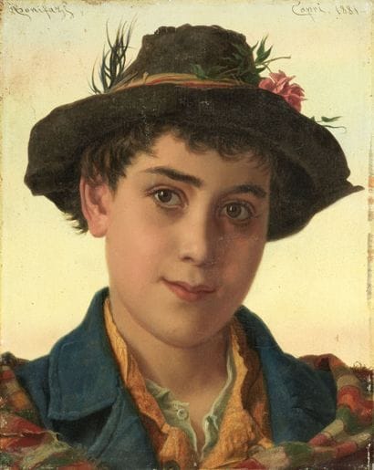Adriano BONIFAZI (1858-1914)
Jeune homme...