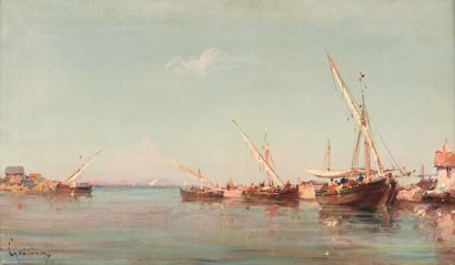 Alfred GODCHAUX (1835-1895)
Les Martigues
Huile...