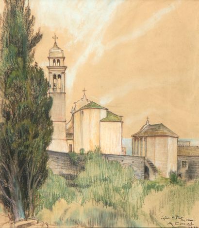 Adolphe COSSARD (1880-1952)
Eglise de Pino,...