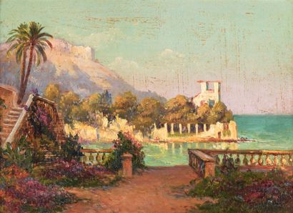 Eugène Jules DELAHOGUE (1867-1934)
Villa...