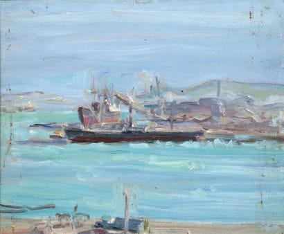 Jules LELLOUCHE (1903-1963)
Bateau dans le...