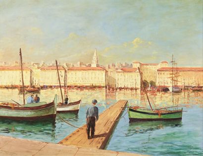 Ecole provençale du XXème siècle
Vue du Vieux...