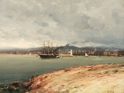 Jean-Baptiste OLIVE (1848-1936)
Navire sortant...