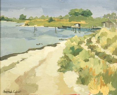 Bernard CALVET (né en 1938)
Le Ponton
Huile...
